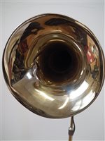 Lot 155 - Two Wurlitzer cased speaker/ brass horns