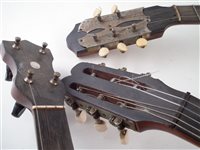 Lot 69 - George Mathews five string fret less banjo and two others.