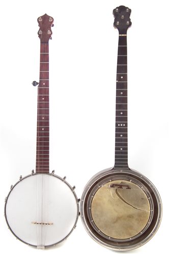 Lot 43 - Elias Howe Superbo banjo and a Greenop Patent Zither banjo