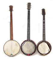 Lot 79 - Three banjos