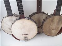 Lot 48 - Four five string banjos