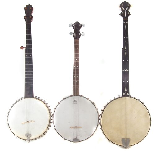 Lot 24 - Slingerland tennor banjo and two other banjos