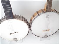 Lot 24 - Slingerland tennor banjo and two other banjos