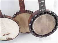 Lot 39 - Four banjos