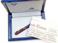 Lot 49 - Visconti, Titanic, a limited edition fountain pen.