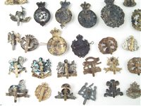 Lot 91 - Fifty-five British Army cap badges