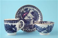 Lot 138 - Rare Lion class tea bowl and saucer circa 1800 together with a similar coffee cup.