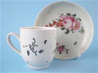 Lot 96 - Liverpool Chaffers coffee cup and saucer