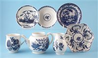 Lot 142 - Collection of Worcester, to include a teapot stand, teapot base, cream jug, mug and  three saucers.