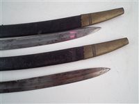 Lot 42 - Pair of constabulary short swords.