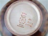 Lot 175 - Otto Drews oval dish and a Royal Bonn vase.