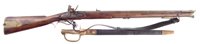Lot 133 - Replica Baker rifle and sword bayonet.
