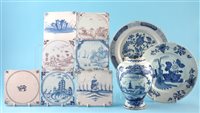 Lot 58 - Group of Delft ware