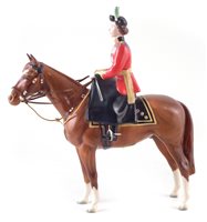 Lot 203 - Beswick model of Queen Elizabeth II mounted on Imperial Trooping the Colour in 1957.