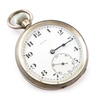 Lot 468 - Rolex vintage silver pocket watch