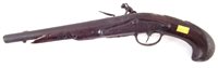 Lot 130 - Continental Flintlock holster pistol