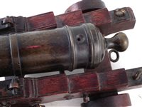 Lot 3 - 19th century model cannon