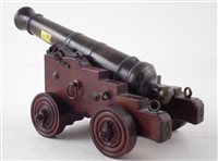 Lot 3 - 19th century model cannon