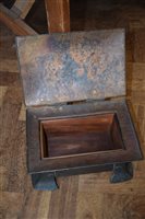 Lot 24 - An Arts & Crafts movement copper casket