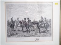 Lot 22 - Three signed military etchings after Meissonier (3)
