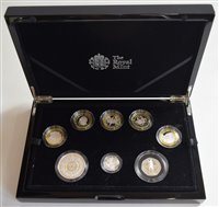 Lot 24 - The 2016 United Kingdom Silver Proof Piedfort Coin Set, Royal Mint.