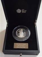 Lot 25 - The Queen's Beasts, The Lion of England, 2017, United Kingdom Ten-Ounce Silver Proof Coin.