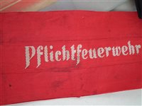 Lot 25 - Five Third Reich German WW2 Arm Bands and a Safe Conduct Letter