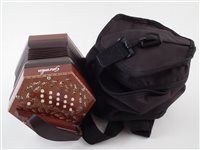 Lot 145 - Gremlin Anglo 30 key concertina in soft case