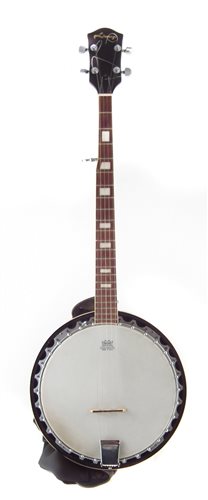 Lot 33 - Lorenzo five string banjo with hard case