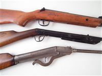 Lot 212 - Milbro G34 .22 Air Rifle, Little Gem Air Rifle and one other