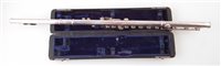 Lot 118 - Rudall Carte flute with case