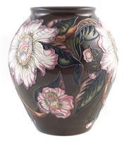 Lot 267 - Moorcroft vase decorated with Gustavia Augusta pattern