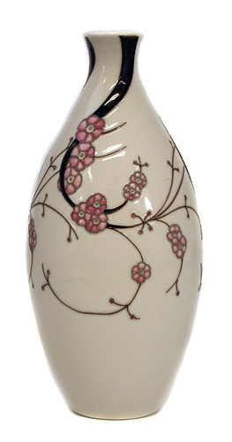 Lot 253 - Moorcroft Sakura vase, designed by Paul Hilditch