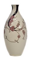 Lot 253 - Moorcroft Sakura vase, designed by Paul Hilditch