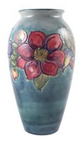 Lot 251 - Moorcroft clematis pattern vase