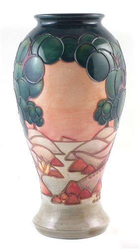 Lot 263 - Moorcroft Mamoura pattern vase