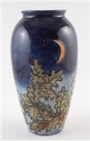 Lot 268 - Moorcroft Eagle Owl vase