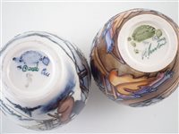 Lot 249 - Two small Moorcroft vases