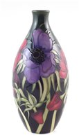 Lot 244 - Moorcroft Anemone pattern vase.