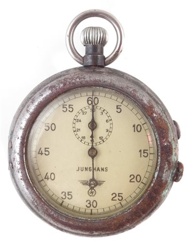 Lot 54 - German Third Reich Jungmans Stopwatch and case