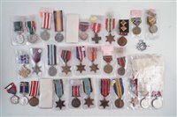 Lot 309 - A selection of medals.