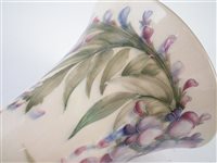 Lot 72 - Moorcroft wisteria pattern vase