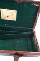 Lot 175 - Two William and Powell labled cases for breach loading shotguns and a Leg o mutton case