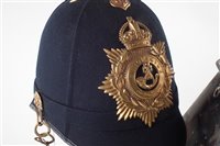 Lot 168 - Shropshire rifles cap dated 1912 with tin case.