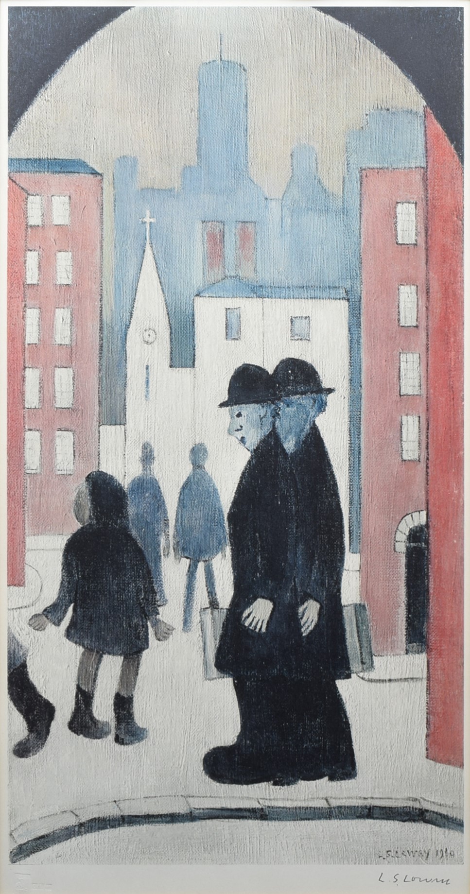 Lot 518 After L.S. Lowry, "The Two Brothers", signed